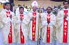 Bantwal : Four deacons ordained to priesthood by Archbishop Dr Leo Cornelio